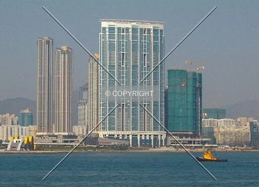 Union Square development from Shun Tak Centre, Central