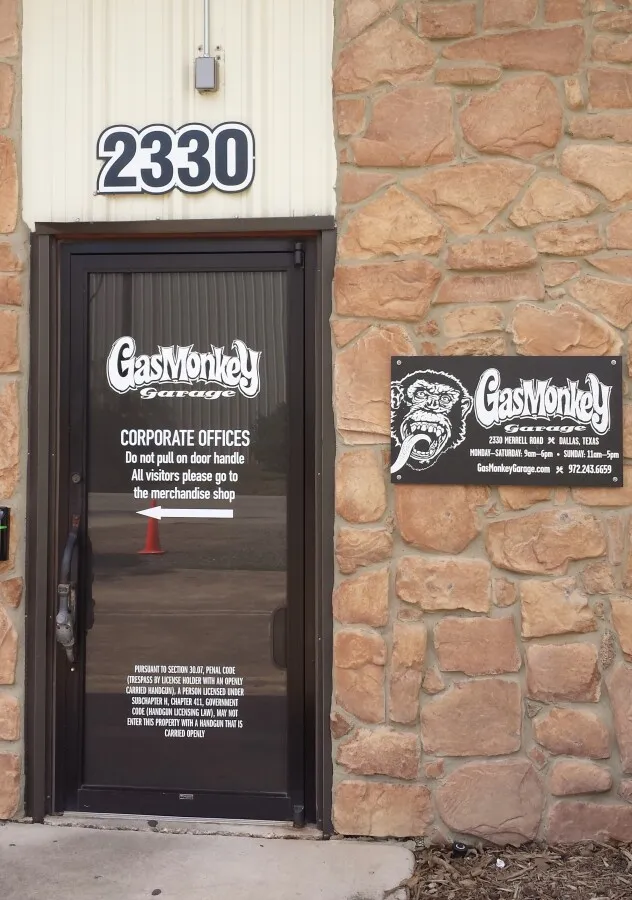 Employee entrance