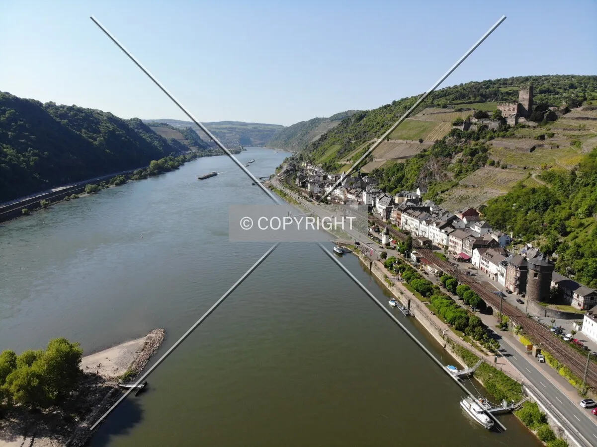 Above the rhine river