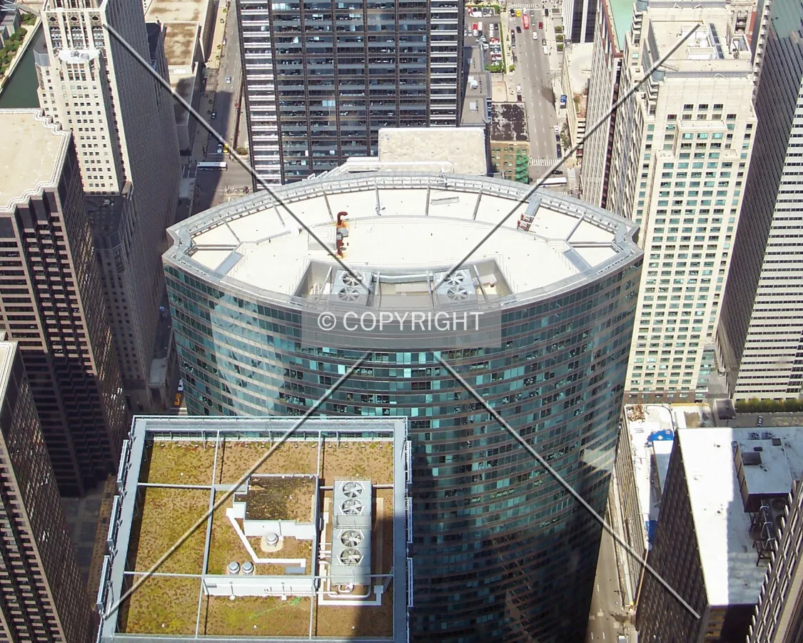 View from the Sears Tower Skydeck; August 29, 2008