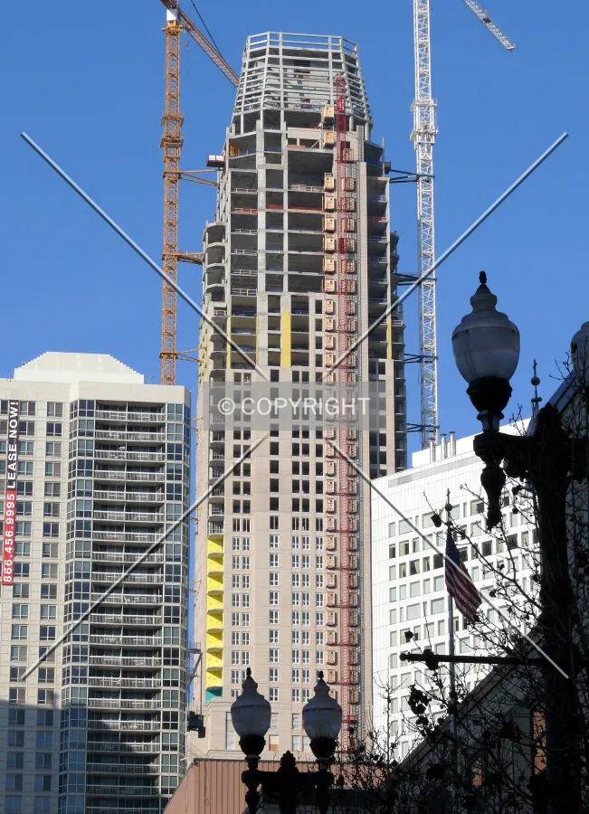 View to the north from State Street near Superior Street