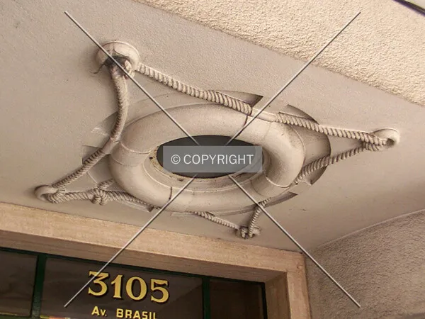 Decoration above the entrance