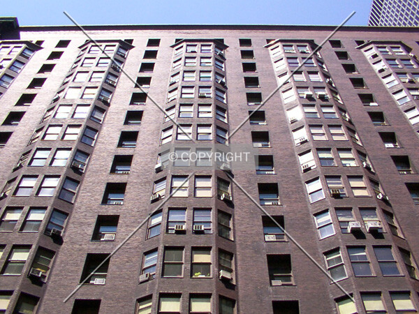 East façade, north section