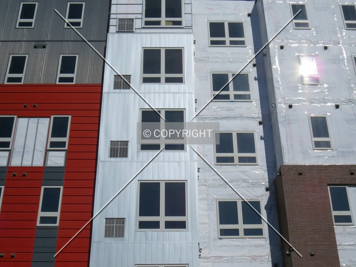 Multiple facade treatments equals visual interest in Minneapolis