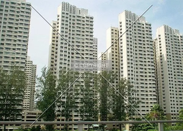 View from the Ayer Rajah Expressway