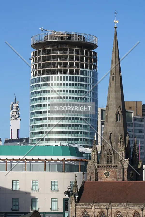 View of the facade progress