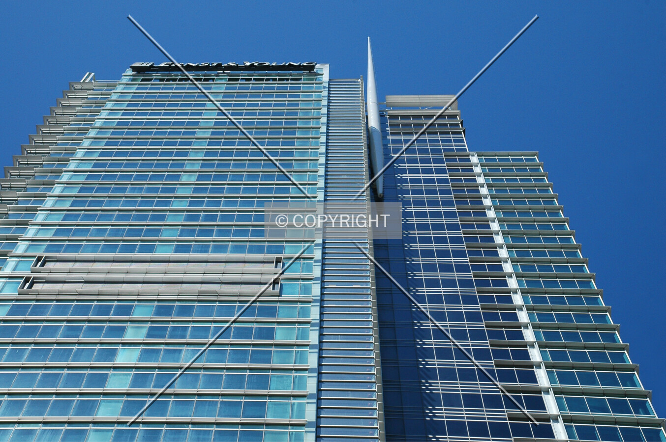 Looking up the west side