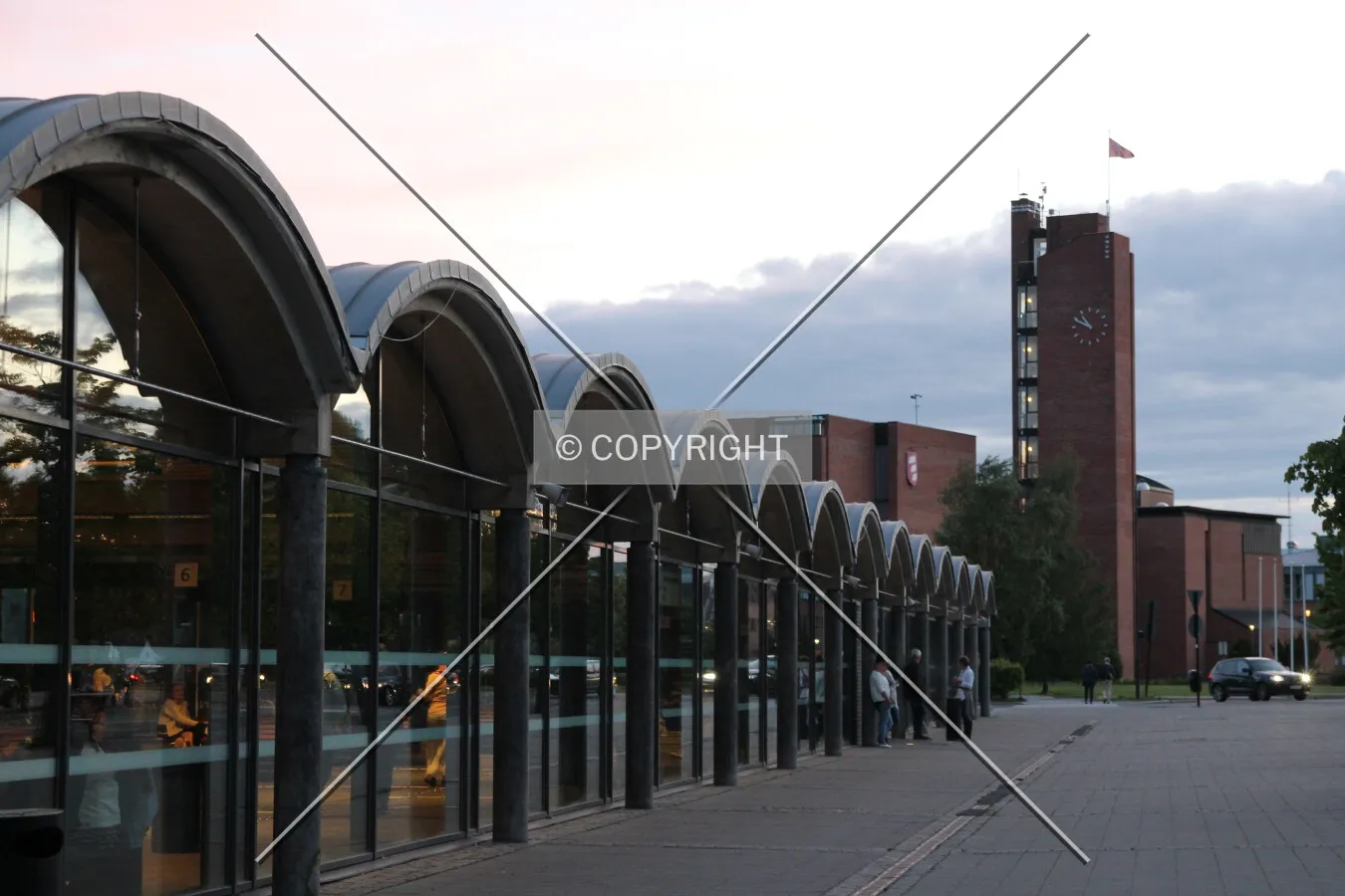View from the bus terminal