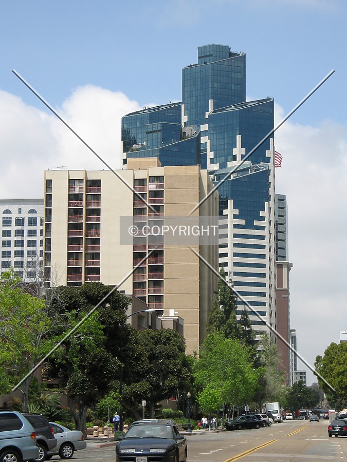 Southern view from State Street with Columbia Tower in front