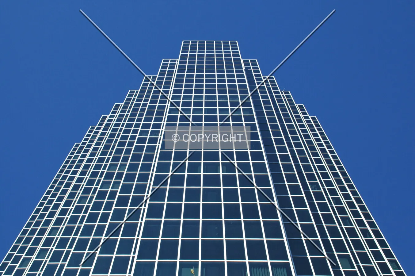 Looking up from Day Street
