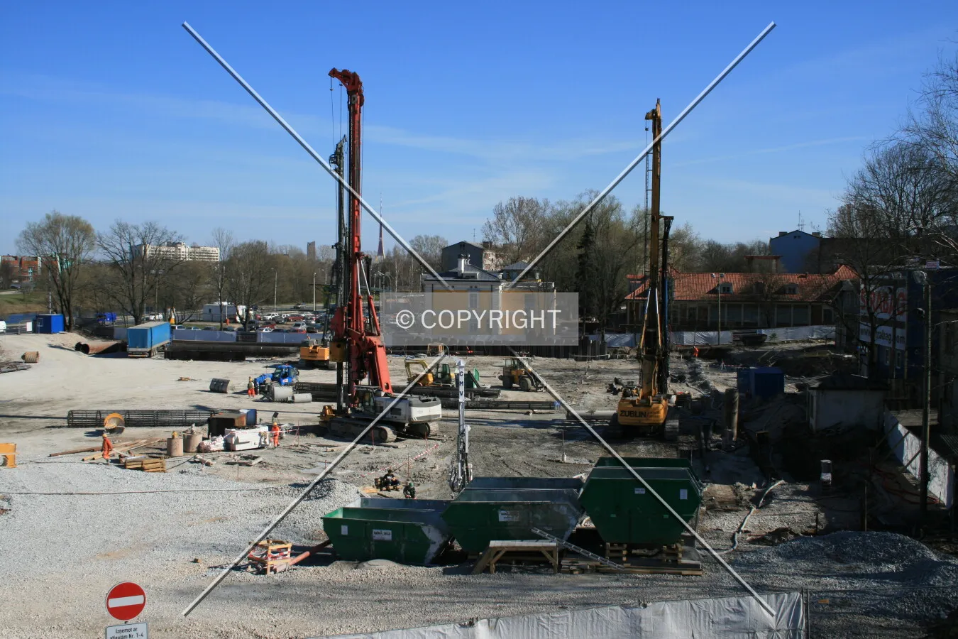 Construction site from Kr. Valdemara Street