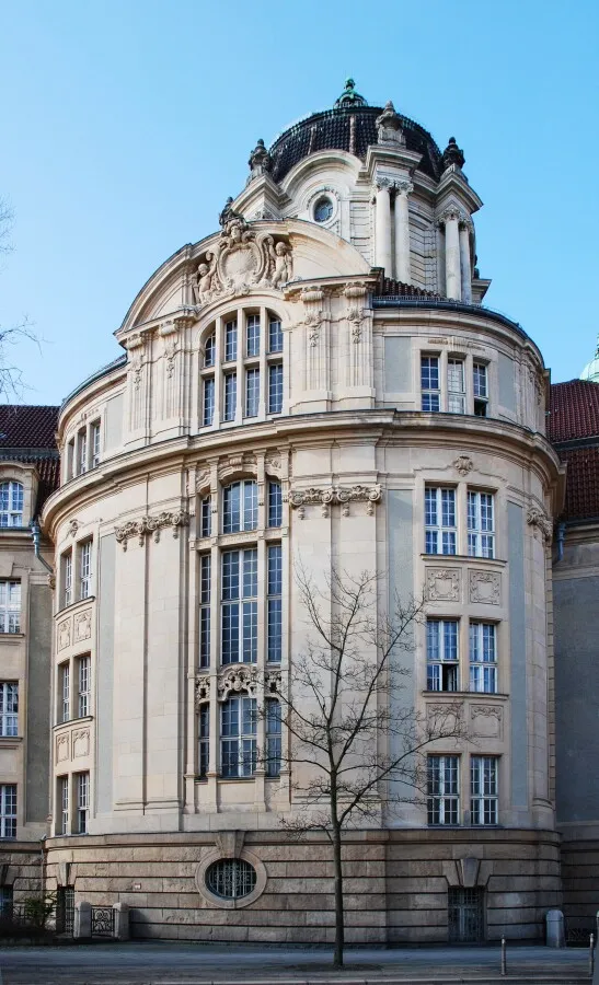 Tower and facade details on the east end