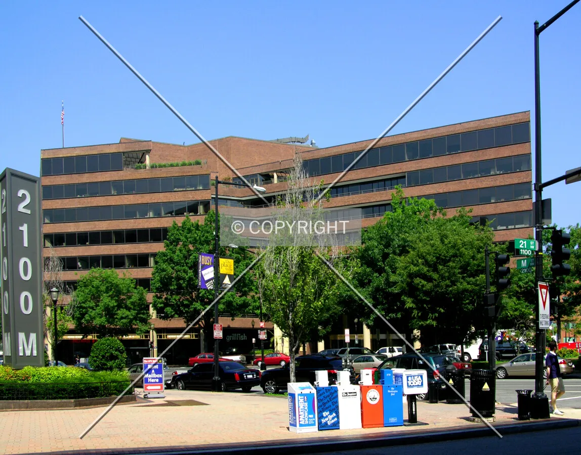 From 21st Street to the southeast