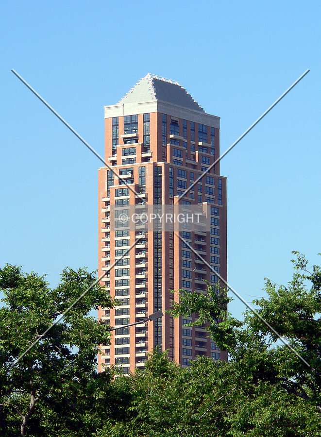 View to the southwest from Lake Shore Drive
