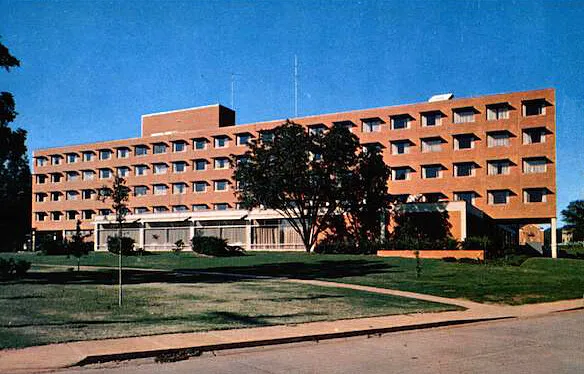 Vintage view from the southwest