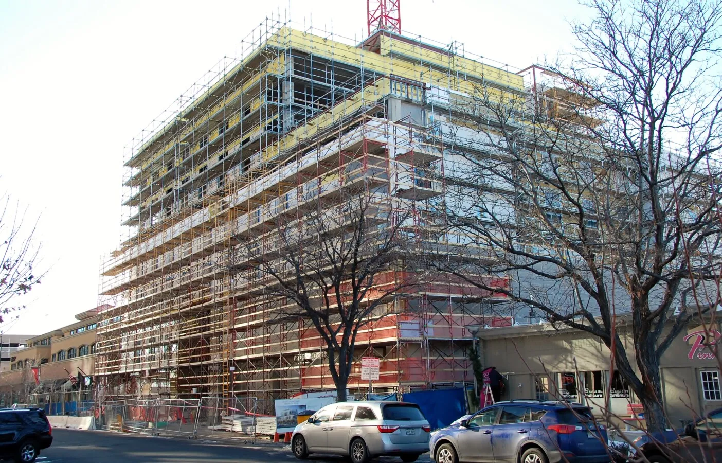 View from the northeast