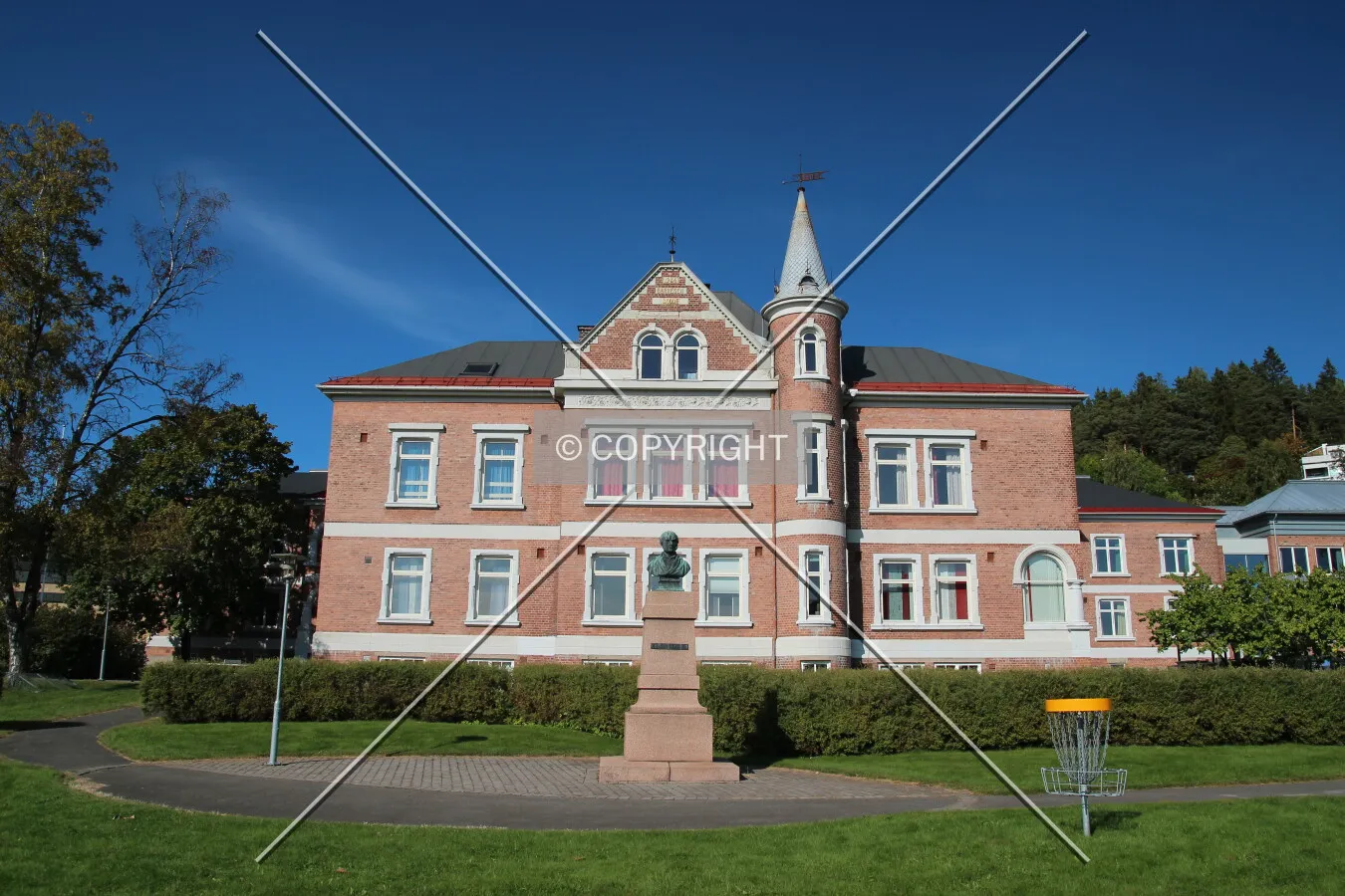 View from the southeast