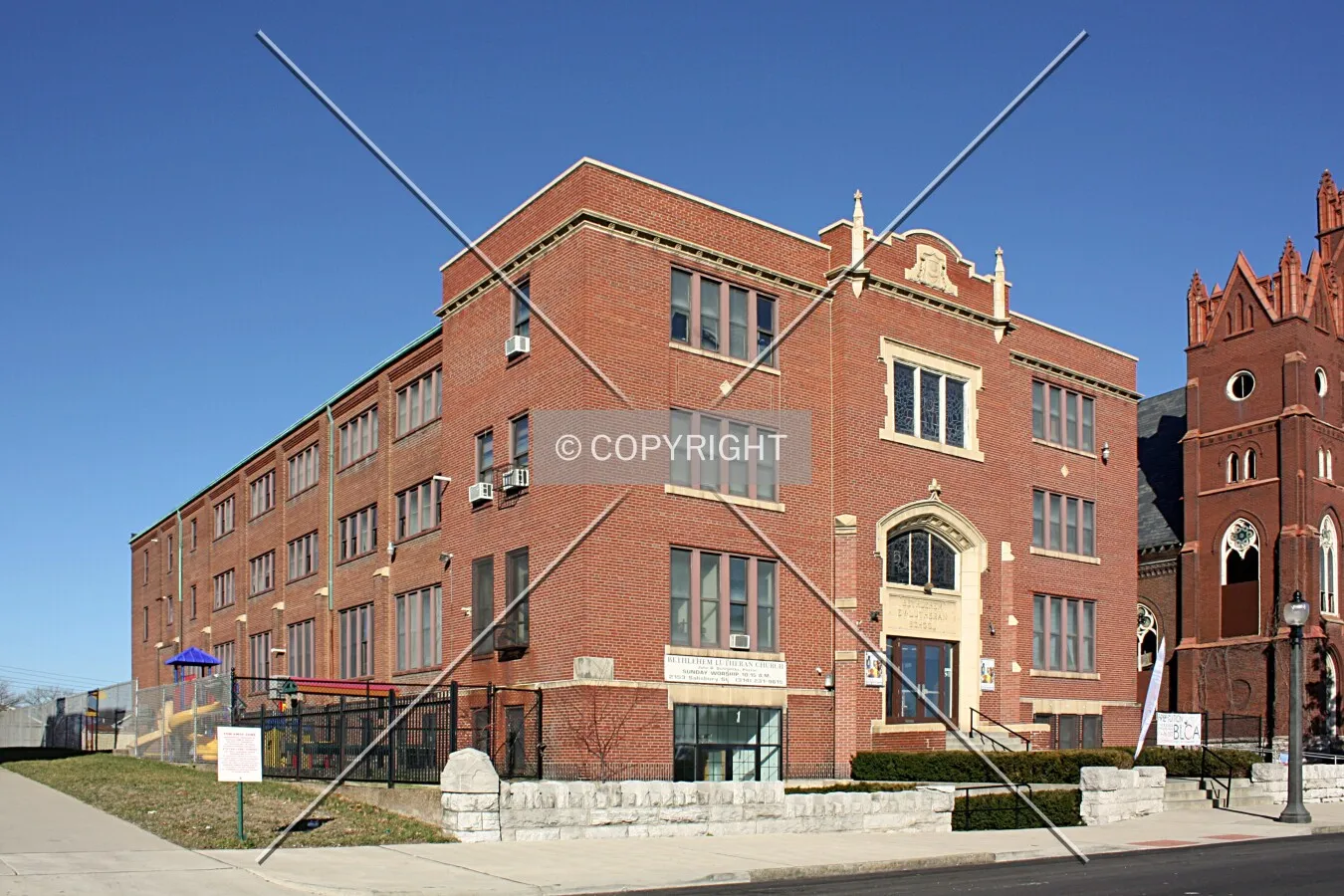 View from the southwest