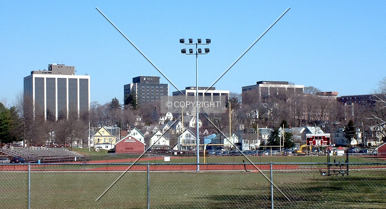View from the west
