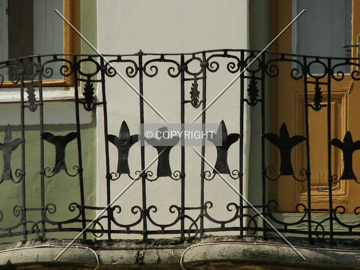 Balcony handrail detail