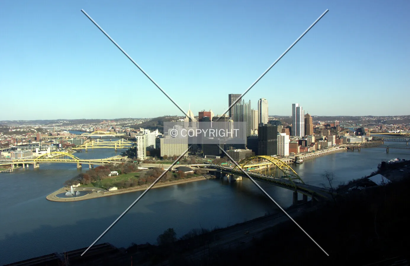 Looking north from Duquesne Incline