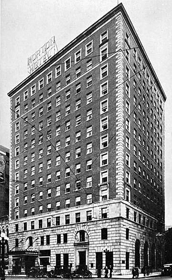Vintage view from the southwest