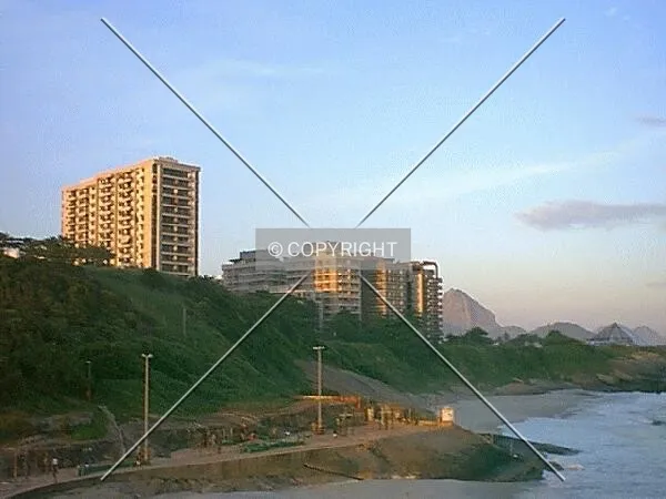 On the left, as seen from Mirante do Arpoador