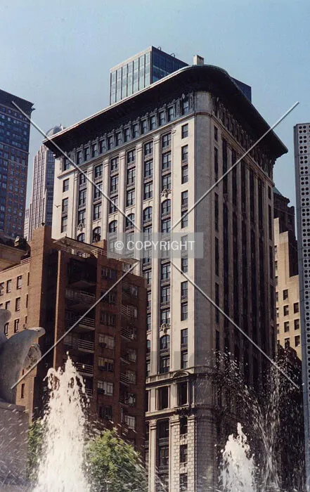 View from northwest across Columbus Circle