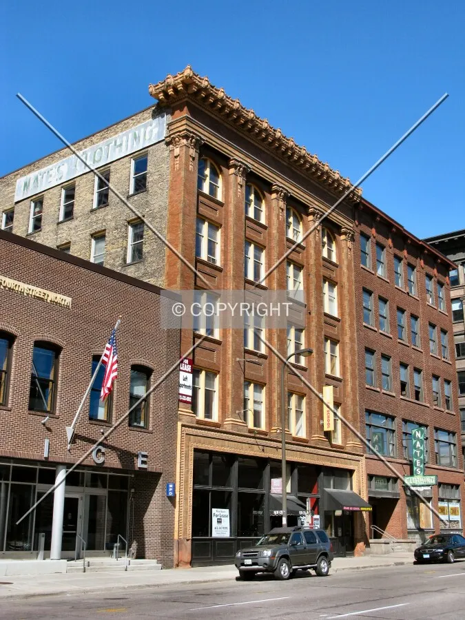 View to the west across 4th Street North