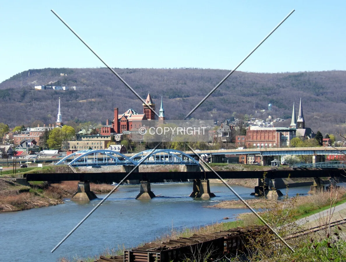 Downtown from the south