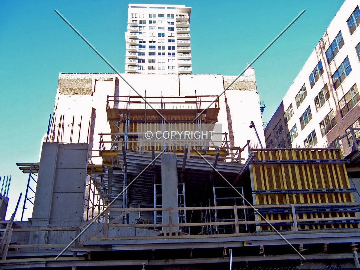 Looking up from Polk Street