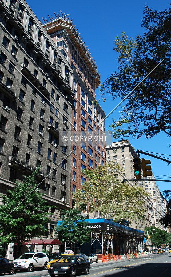 Viewed along West End Avenue