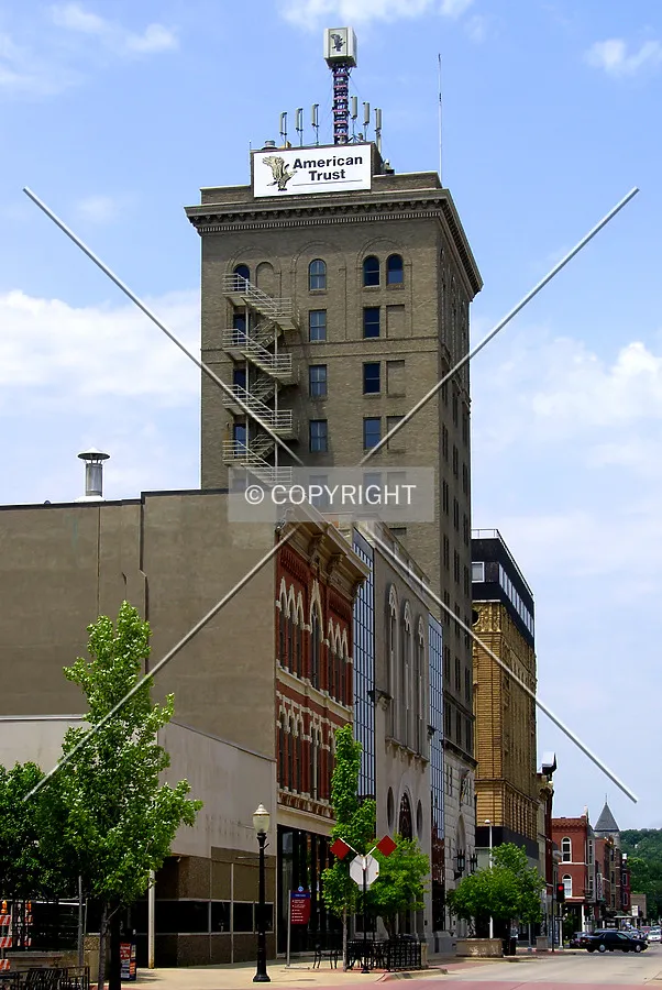 From across Main Street to the southeast