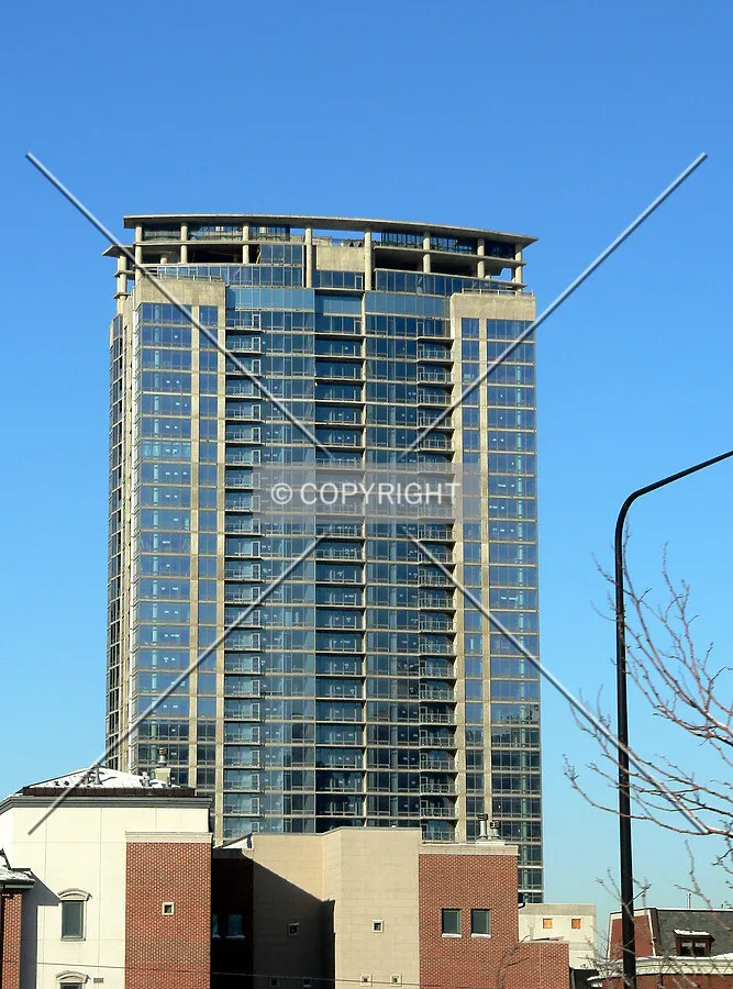 View to the west from Lake Shore Drive