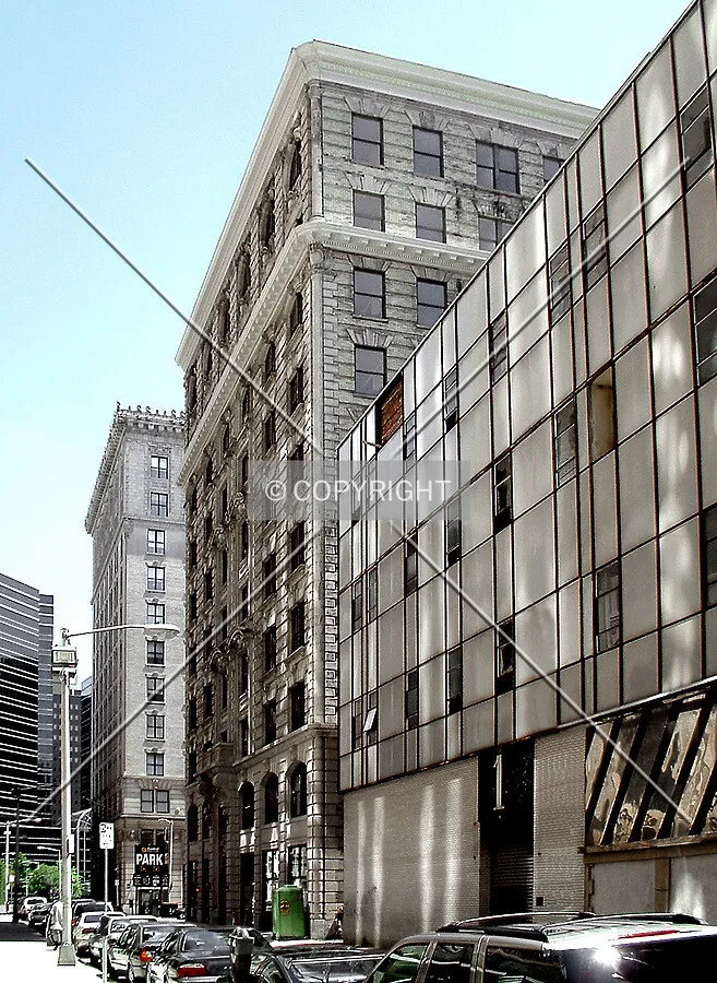 View from the northwest along Clinton Street
