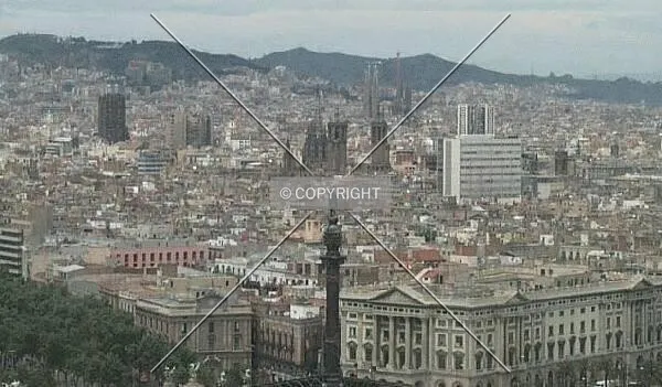 View from Montjuic mountain