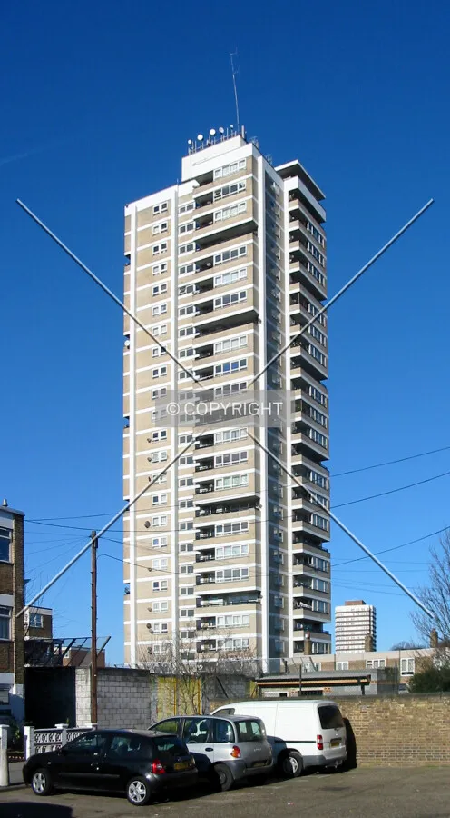 View from the southeast