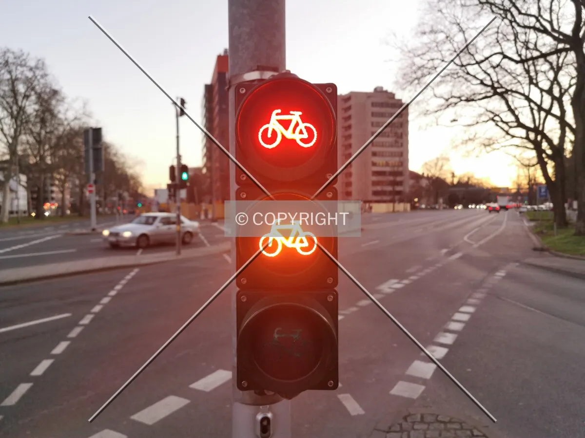 Traffic lights for bikes