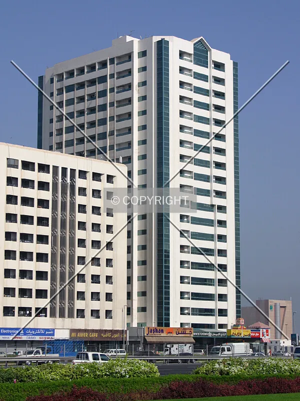 View from across Sheikh Zayed Road