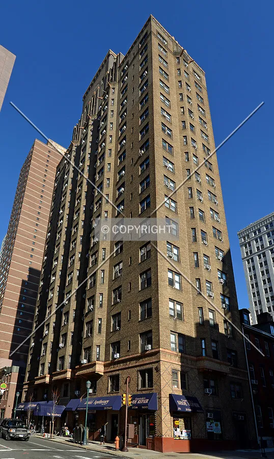 View from the southwest at 15th and Spruce Streets