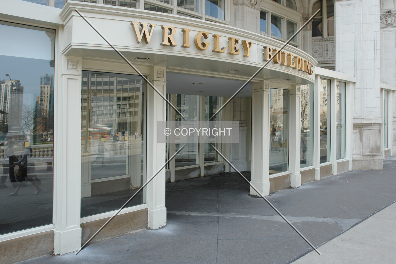 Wrigley Building entrance