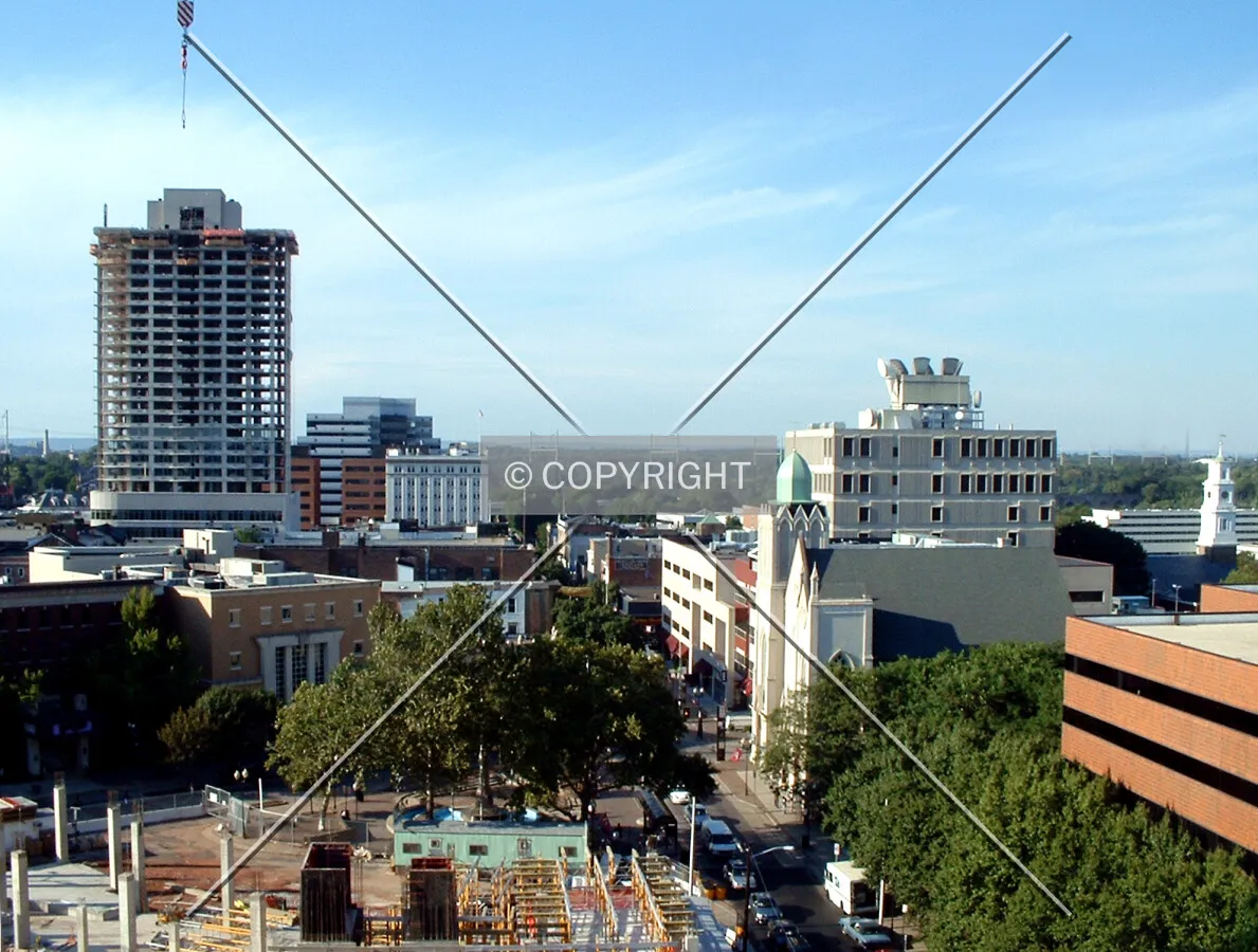 View from the south along George Street