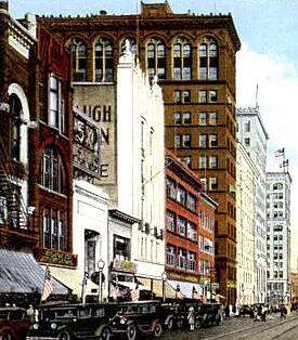 Vintage view from the northwest
