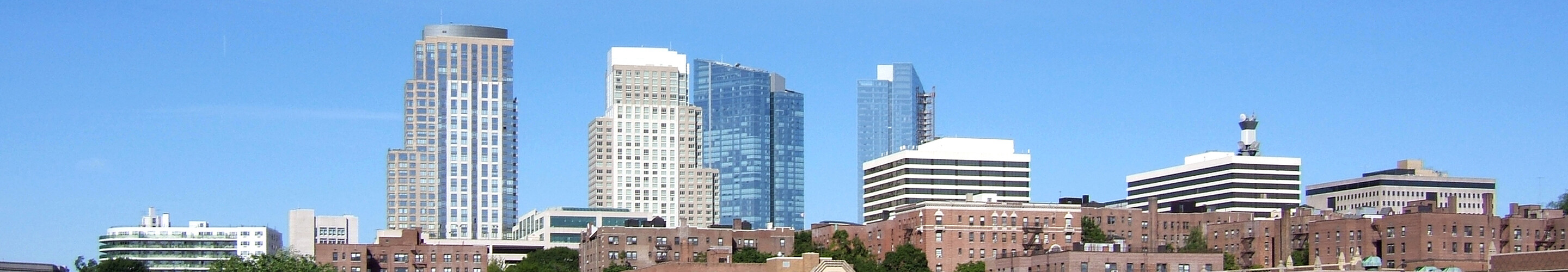 Downtown from the northeast in May, 2008