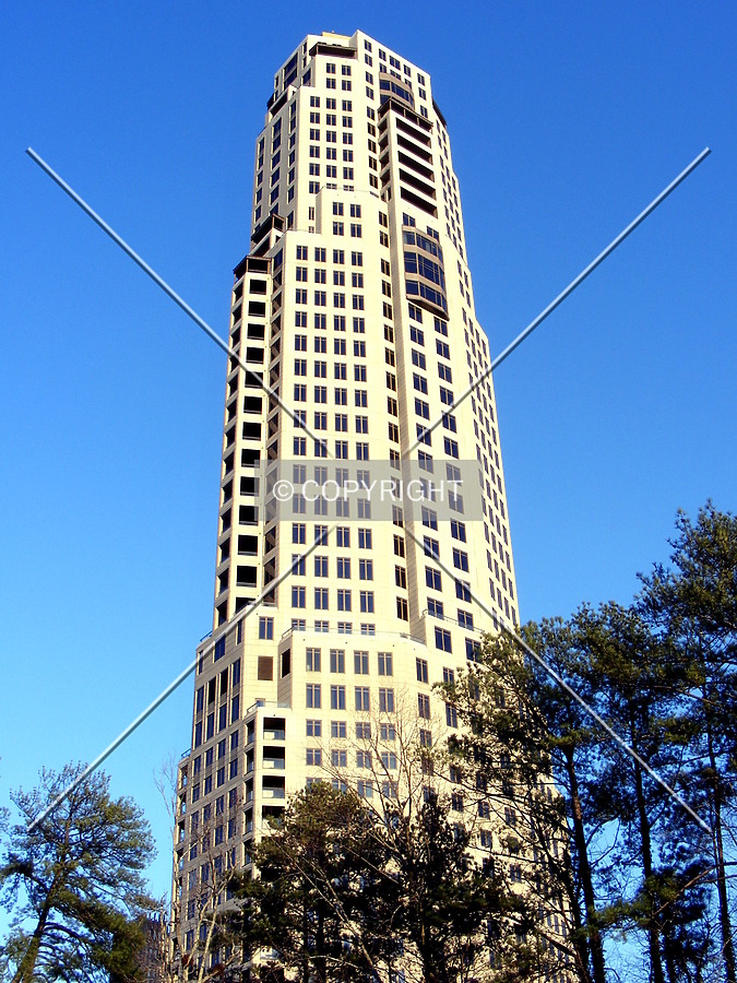 Looking up toward the southeast