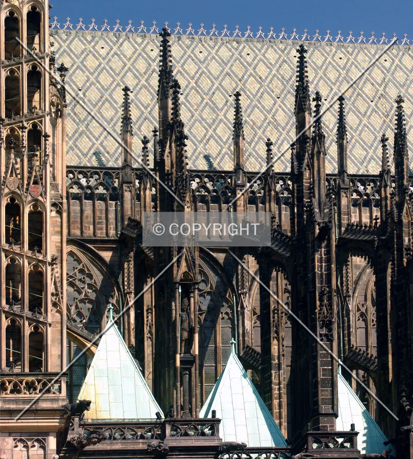 Detailed view from the south