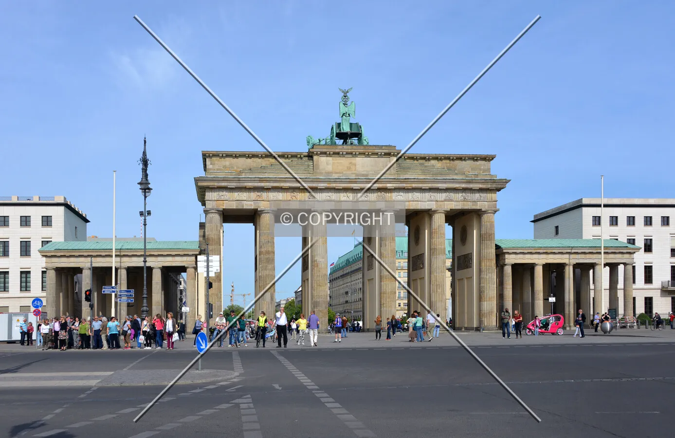View from the west