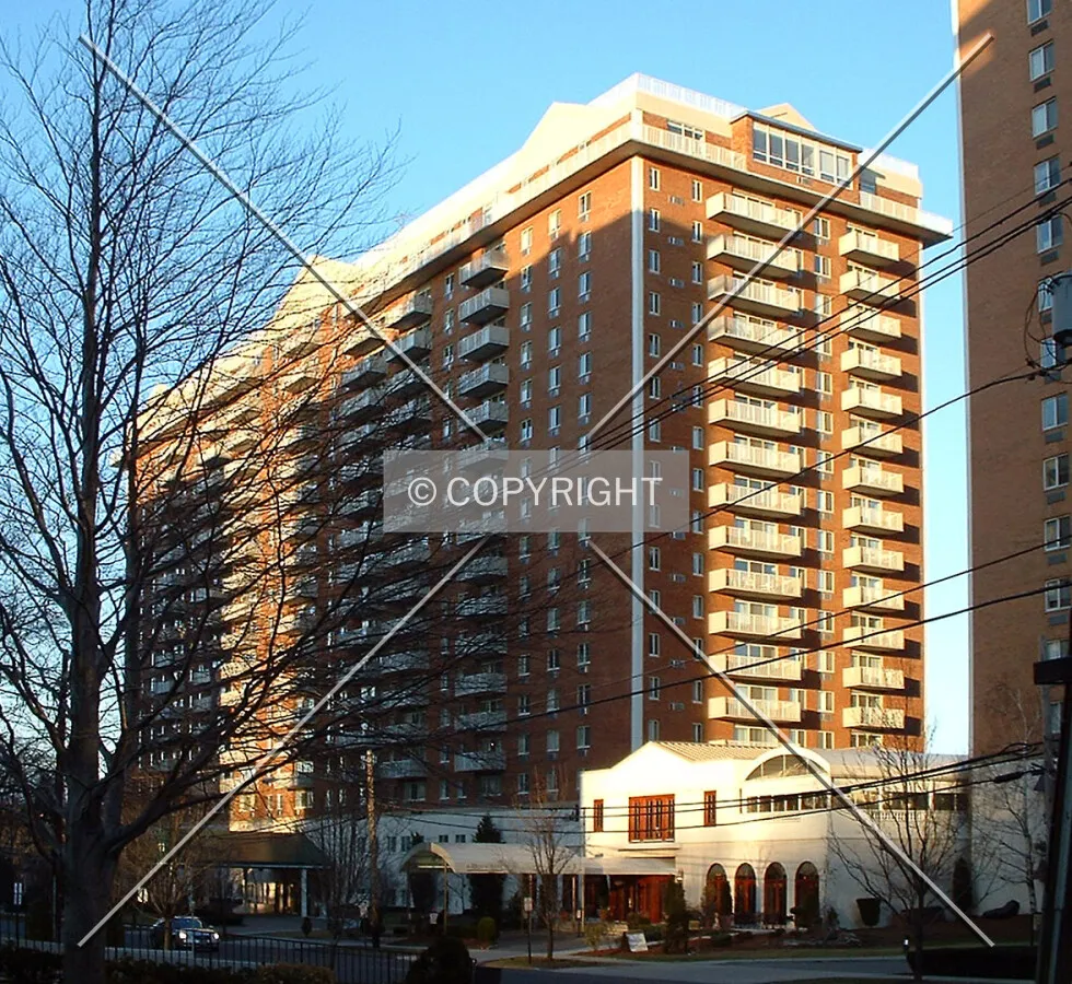 View from the southwest across Prospect Avenue