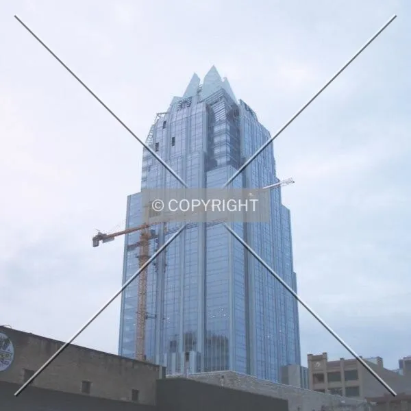 Tower crane removal, view from southwest
