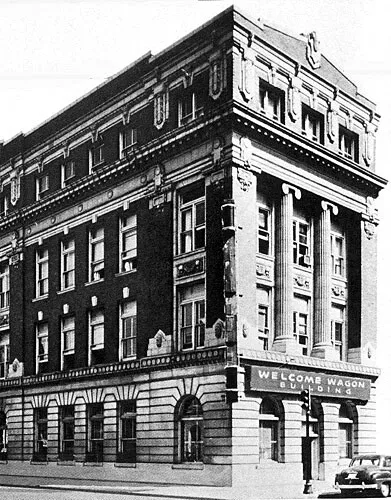 Vintage view from the northwest